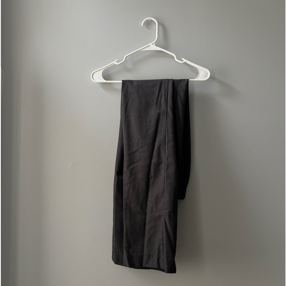 Three-dimensional side pleated pants